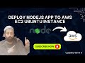 Deploy NodeJS app to AWS EC2 UBUNTU instance | AWS | FOR BEGINNERS