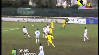 Petar Grbic - goals and best moves from fk mogren and montenegro national team