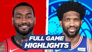 Rockets at 76ers | Full Game Highlights | 2021 NBA Season
