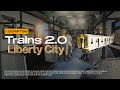 TRAINS 2.0 | LIBERTY CITY Edition | FiveM Script Teaser #scriptsm