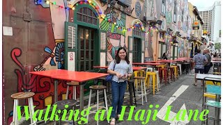 Haji Lane Singapore Walking Tour 2023 | Insta360 One RS | DJI OM6