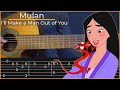 Mulan - I'll Make a Man Out of You (Simple Guitar Tab)