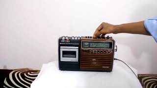 كاسيت سانيو موديل M2480K +  راديو  FM -  AM- Sanyo M2480K Audio Cassette + FM Radio - AM Brown Color