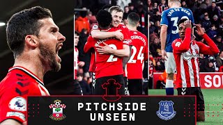 PITCHSIDE UNSEEN: Southampton 2-0 Everton | Premier League