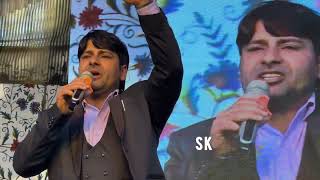 Famous comedian Anil Chingari performing during  Chila e Kalan Mela at Wazir Bagh Anantnag...