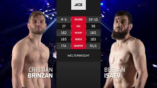 ACA 132: Кристиан Бринзиан vs. Беслан Исаев | Christian Brinzan vs. Beslan Isaev