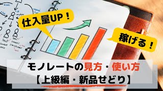 モノレートの見方・使い方【上級編・新品せどり】