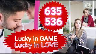 กลุ่มเลข 635, 536 กระตุ้นทรัพย์ โชคดีในรัก มักรุ่งเรืองด้านการงาน ร่ำรวย Lucky in GAME Lucky in Love