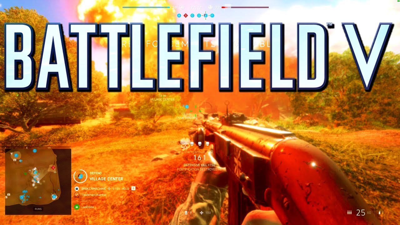 Battlefield 5: Arras Conquest Gameplay (Battlefield V) - YouTube