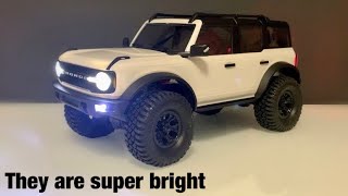 How to install Traxxas TRX-4M Pro Scale Light Kit. (Step by Step)