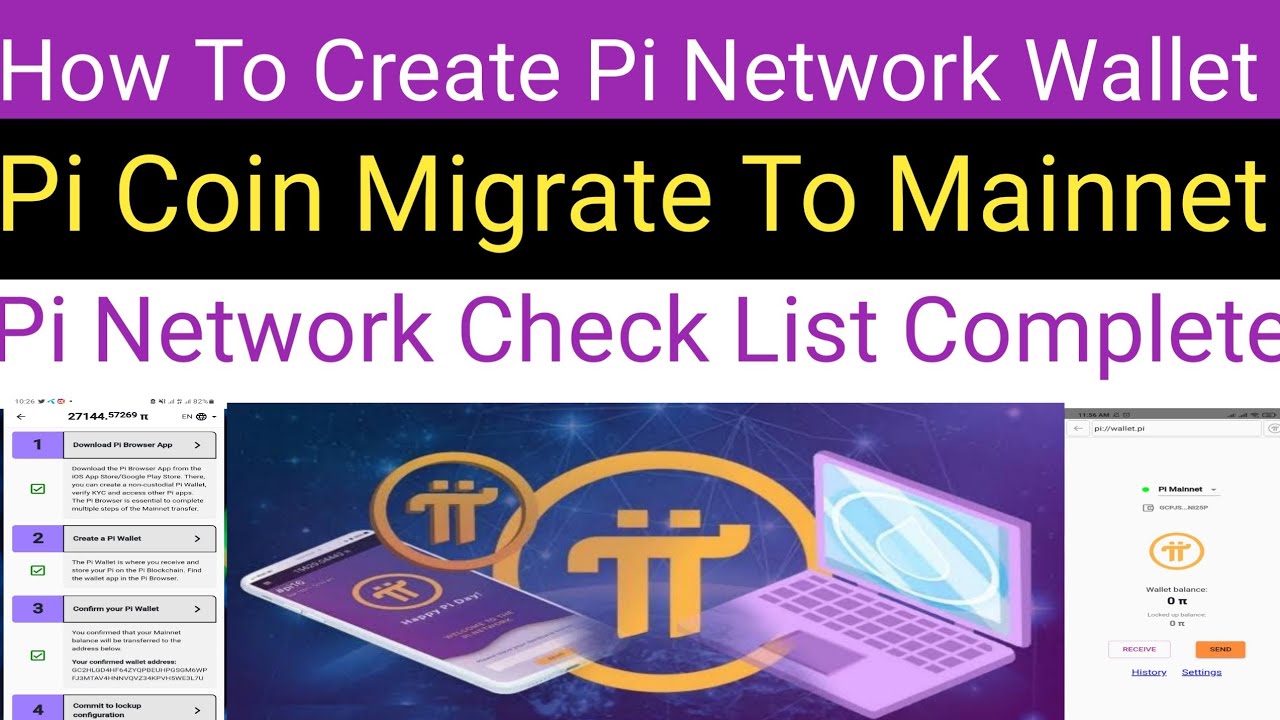How To Create Pi Network Wallet Pi Network Check List Complete Details