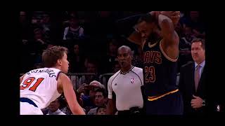 Lebron disrespects mindaugas kuzminskas