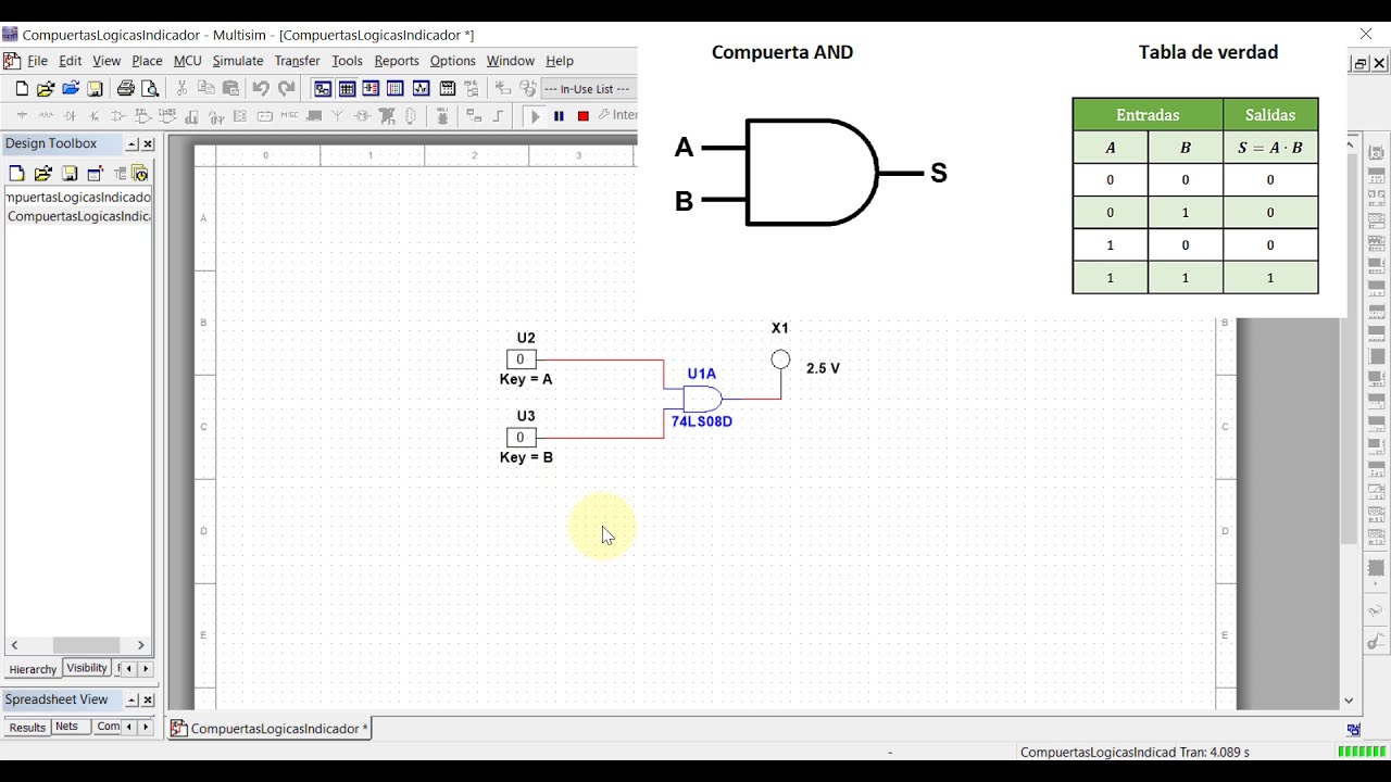 Compuertas Lógicas (Parte 6) – Simulación Rápida De Compuerta AND En ...