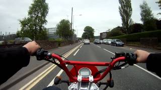 Onboard my shineray xy50pyie road legal pit bike