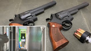M29比較 ロングレンジ編　タナカとマルシン　6.5インチHW  ガスリボルバー　S&W  ハンドガン　エアガンガスガン