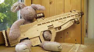 Wood Trick 'Assault Gun USG 2' 3D puzzle Wooden Model KIT