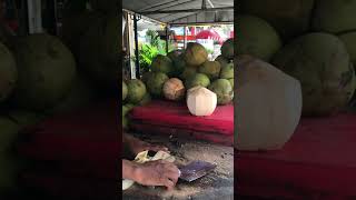 Amazing peeling green #subscribe #coconut #fruit #coconutfruit #tropicalfruit #food