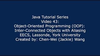 EECS1021 Java Tutorial 43