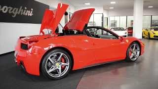 2013 Ferrari 458 Italia Spider Rosso Scuderia LC258