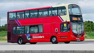 First Doncaster Red Bus 36238 On 57c From Doncaster To Doncaster Via Airport \u0026 Iport