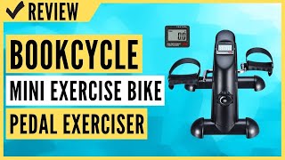 BOOKCYCLE Mini Exercise Bike Pedal Exerciser with LCD Monitor for Leg and Arm Exercise Review