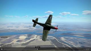 IL-2 Sturmovik - Quick reversal on a P-51 in a BF-109G-14