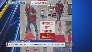 Police: Man dresses as Lowe’s employee to steal pallet of wire from Easton store