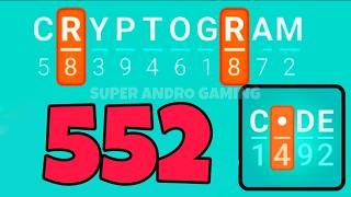 CRYPTOGRAM 552