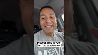 Physical Therapy Initial Evaluation Tips | Dr. Chris Garcia