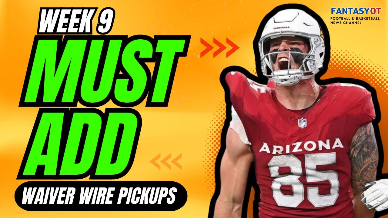 Must Add Waiver Wire Pickups & Stashes For Week 9 | 2023 Fantasy ...