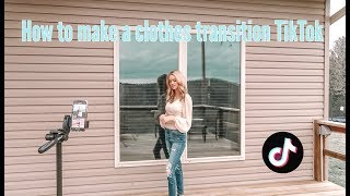 How to make Clothes Transition TikToks for free