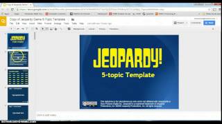 Jeopardy with Google Slides