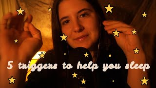 5 triggers to help you sleep ⭐ASMR