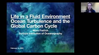 GPC Climate Seminars: “Life in a Fluid Environment, Ocean Turbulence and the Global Carbon Cycle.”