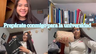 Preparándome para la universidad/¿Qué hay en mi mochila?/kit de emergencia y más