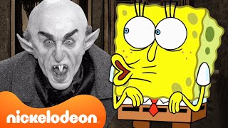 SpongeBob's Bikini Bottom GHOST TOUR 😱 | Nicktoons