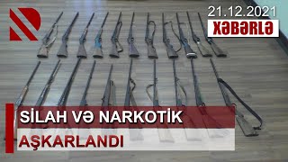 Şəmkirdə silah və narkotik aşkarlandı