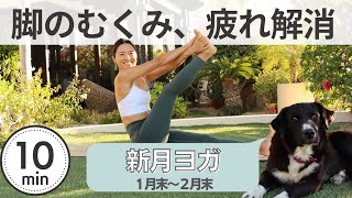 【1月- 2月 水瓶座新月ヨガ】脚のむくみ、疲れ解消ヨガ | Wellness To Go by Arisa