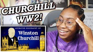AMERICAN LEARNS ABOUT WINSTON CHURCHILL & WW2! 🤯