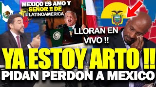 PRENSA  ECUATORIANA LLORA Y PIDEN CLEMENCIA A MEXICO !! MEXICO TIENE QUE AYUDARN