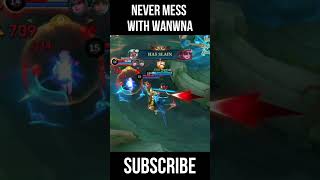 Never Mess With Wanwan In MLBB #shorts