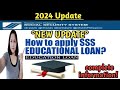 How to apply SSS EDUCATIONAL LOAN in 2024?