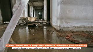 For damage restoration after a frozen pipe, call SERVPRO of Hyde Park / E. Bridgeport / Bronzeville