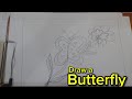 How to make a drawing of butterfly || YouArt Studio