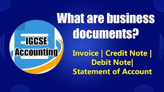 What are business documents? IGCSE Accounting | Business Studies 365