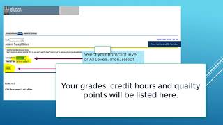 How to find your Unoffical Transcript in self-service