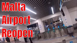 Maltese International airport reopen from July 1st. Let's walk around,  MALTA