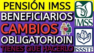 Urgente y Obligatorio Pensión IMSS Adulto Mayor Este es el CAMBIO que debes hacer antes del 2025