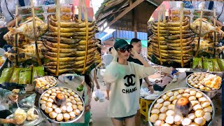 Amazing! Cambodian Countryside Street Food - Sunday Walking Tour @ Kandal Province