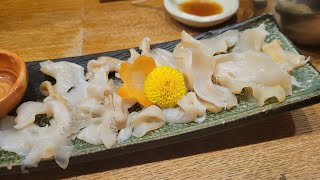 【Niigata Japan】Delicious shellfish dishes in Niigata #niigata #sashimi #shellfish #furumachi